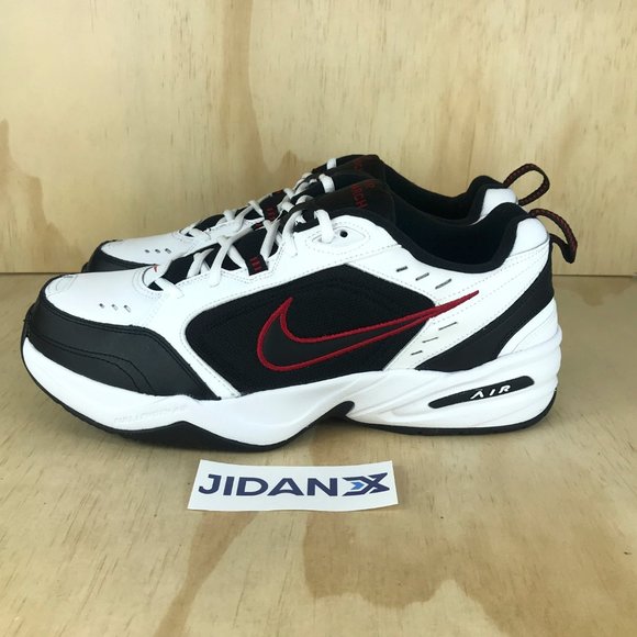 nike air monarch black white